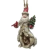 Kurt Adler Birch Berry Santa With Squirrel Ornament -Christmas Decoration 010627B BIRCH SANTA WITH SQUIRREL ORNAMENT 97831.1646252434