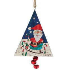 Santa Tin Ornament -Christmas Decoration 011377 Santa Tin Ornament 2 91734.1659013877