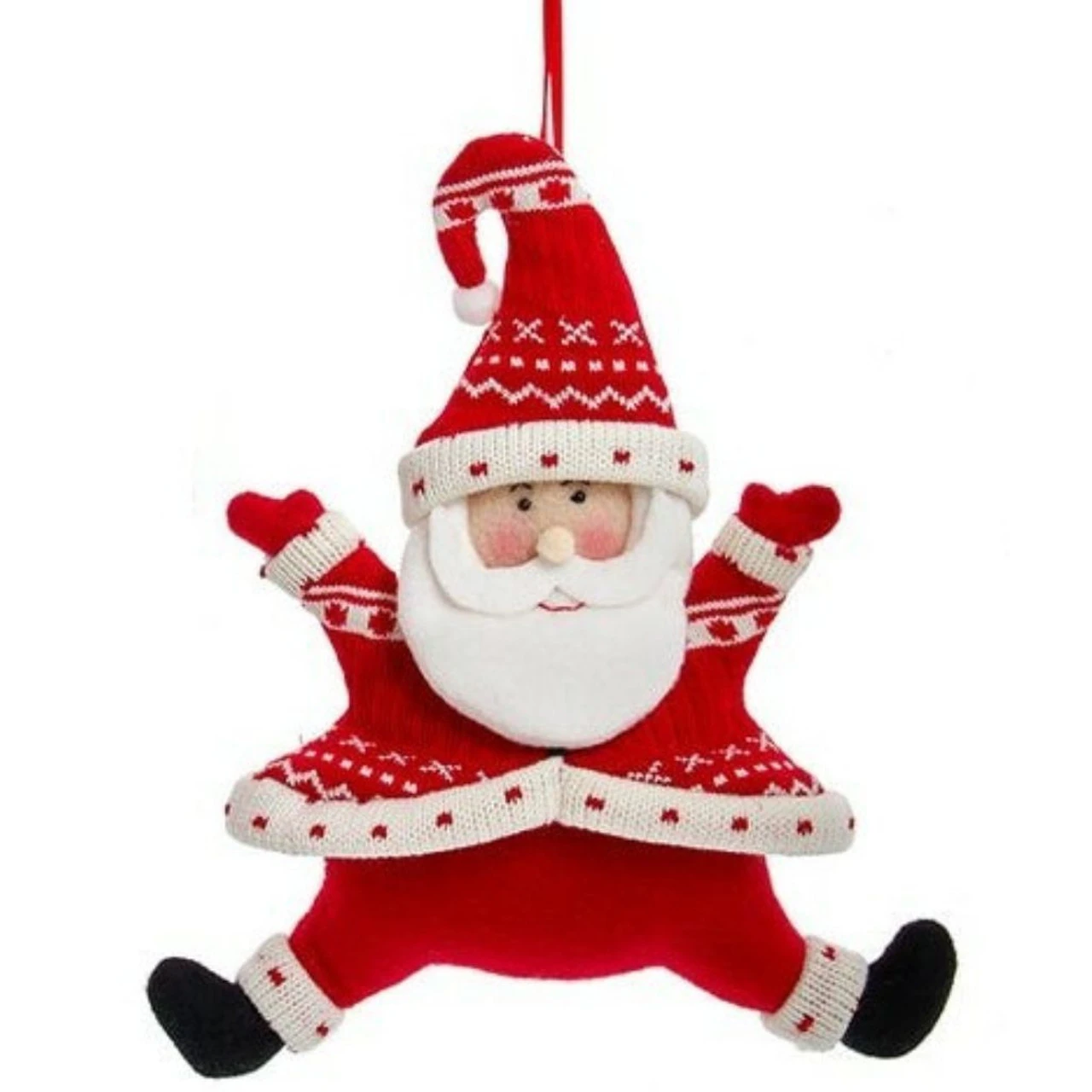 Kurt Adler Red & White Santa Ornament 3 Kurt Adler Red & White Santa Ornament