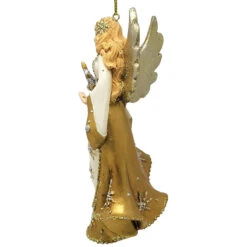 Kurt Adler Blonde Angel Ornament -Christmas Decoration 019237B Blonde Angel Ornament Left 46803.1647886500