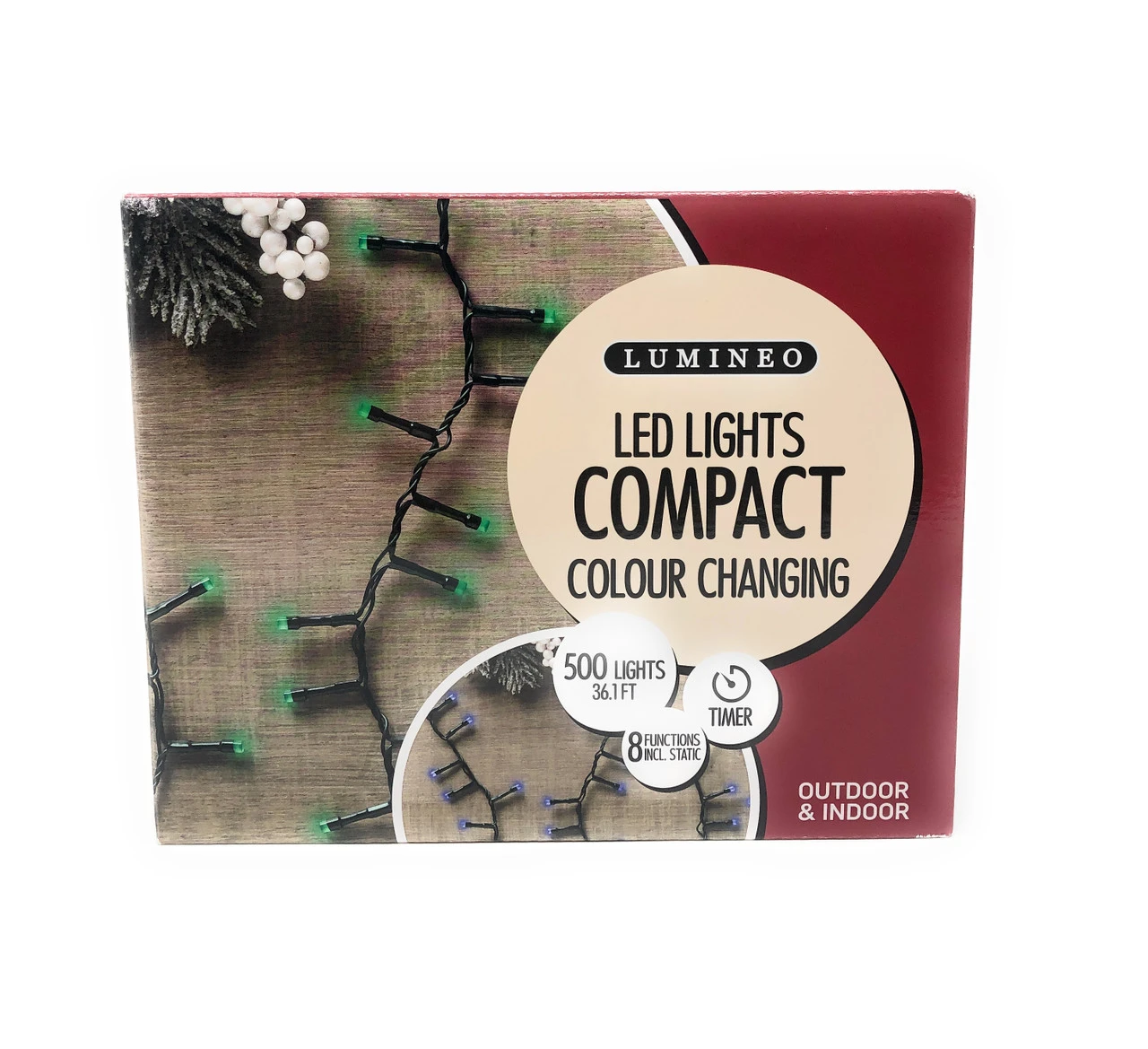 Lumineo 500 LED Compact Color Changing Lights Green Wire 3 Lumineo 500 LED Compact Color Changing Lights Green Wire