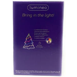 Lumineo 200 LED Color Changing Dancing Lights Green Wire -Christmas Decoration 070206 Lumineo 200 LED Color Changing Dancing Lights Green Wire side 1 60196.1668441826