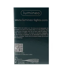 Lumineo 672 Micro-LED Warm White Flashing Lights Green Wire -Christmas Decoration 070223 other side done 51731.1668958881