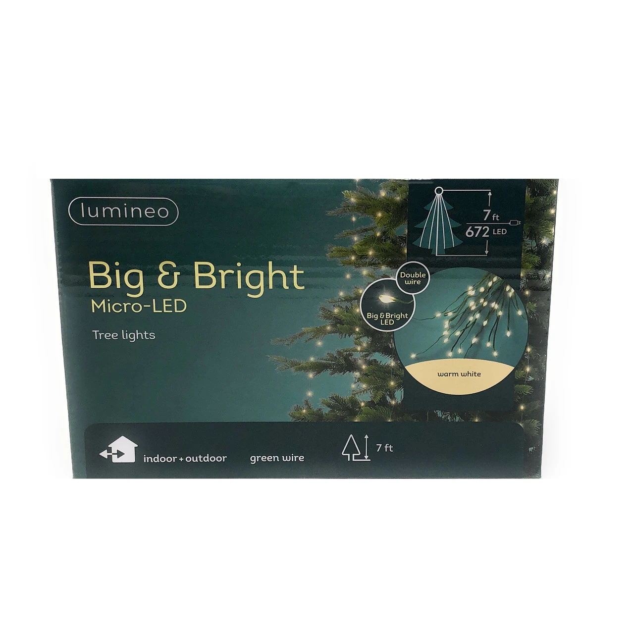 Lumineo 672 LED Warm White Big And Bright Micro Tree Lights Green Wire 3 Lumineo 672 LED Warm White Big And Bright Micro Tree Lights Green Wire