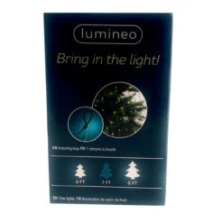 Lumineo Christmas Tree Micro LED Warm White Lights On Green Wire Easy Hang Loop For 7ft Tree -Christmas Decoration 070965 side finished 58179.1668372001