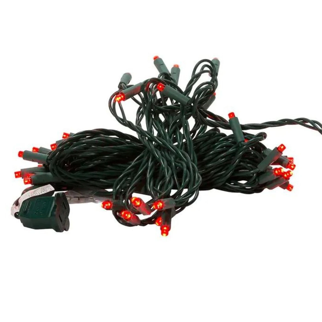 Kurt Adler 50 LED 5MM Wide Angle Red Lights Green Wire - Image 3