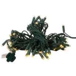 Kurt Adler 50 LED 5MM Wide Angle Warm White Lights Green Wire 7 Kurt Adler 50 LED 5MM Wide Angle Warm White Lights Green Wire -Christmas Decoration 074104 Kurt Adler 50 LED 5MM Wide Angle Warm White Lights Green Wire 32981.1652111656