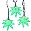 Kurt Adler 10-Light Cannabis Light Set -Christmas Decoration 074330 Kurt Adler 10 Light Cannabis Light Set 07830.1650646990
