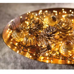 Lumineo 192 LED Battery Operated Warm White Twinkle Cluster Lights Black Wire 8 Lumineo 192 LED Battery Operated Warm White Twinkle Cluster Lights Black Wire -Christmas Decoration 077350 Lumineo 192 LED Battery Operated Warm White Twinkle Cluster Lights Black Wire decor 20666.1665774655