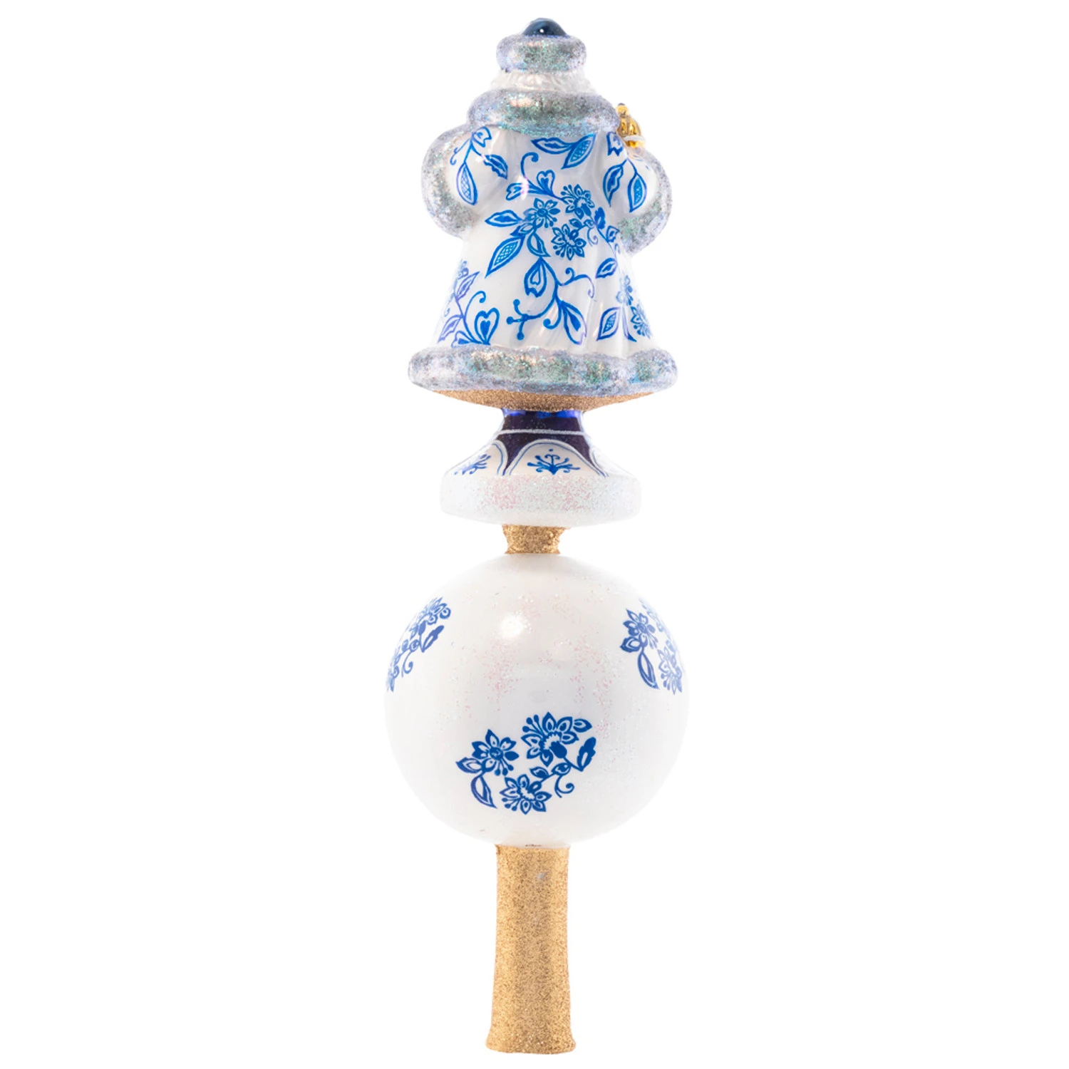 Christopher Radko Chinoiserie Elegance Santa Finial Christmas Tree Topper 1021534 4 Christopher Radko Chinoiserie Elegance Santa Finial Christmas Tree Topper 1021534 - Image 2