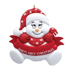 Personalized Snowbaby Ornament