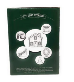 Lumineo 1512 LED Cool White Cluster Lights Green Wire -Christmas Decoration 1512 cool cluster side 58593.1637453501