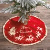 24" Primitives By Kathy Small Vintage Inspired Tree Skirt 16556 -Christmas Decoration 16556 2 29037.1676385690