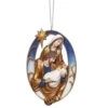Holy Family Joseph Holding Baby Ornament