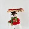 Katherine's Collection All The Trimmings Snowman With Serving Tray Umbrella 28-228569 -Christmas Decoration 28 228569 1 14982.1643830764
