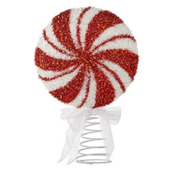 Raz 12" Peppermint Christmas Tree Topper 4216233 7 Raz 12" Peppermint Christmas Tree Topper 4216233 -Christmas Decoration 4216233b 87001.1648737788
