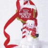 Raz Eric Cortina 5.5" The North Pole Glass Christmas Ornament 4253119 -Christmas Decoration 4253119 2 19586.1650376878