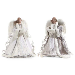 Raz 16" Angel Christmas Tree Topper Purple Or White 4315546 -Christmas Decoration 4315546 37027.1690492744