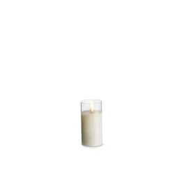 Uyuni Moving Flame Clear Glass Ivory Pillar Battery Candle 10 Uyuni Moving Flame Clear Glass Ivory Pillar Battery Candle -Christmas Decoration 4324003 38816.1691673407