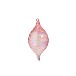 Raz 5" Pink Blown Glass Christmas Ornament 4324512 9 Raz 5" Pink Blown Glass Christmas Ornament 4324512 -Christmas Decoration 4324512b 31176.1684780571