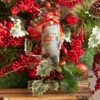 Raz 6" Santa Portrait Glass Christmas Ornament 4324617 2 Raz 6" Santa Portrait Glass Christmas Ornament 4324617 -Christmas Decoration 4324617 38408.1684958200