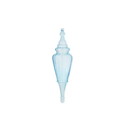 Raz 15.5" Large Light Blue Finial Glass Christmas Ornament 4324620 9 Raz 15.5" Large Light Blue Finial Glass Christmas Ornament 4324620 -Christmas Decoration 4324620a 18892.1684960120