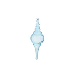 Raz 15.5" Large Light Blue Finial Glass Christmas Ornament 4324620 8 Raz 15.5" Large Light Blue Finial Glass Christmas Ornament 4324620 -Christmas Decoration 4324620b 37601.1684960123