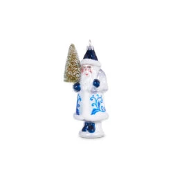 Raz 5.5" Delft Santa With Tree Glass Christmas Ornament 4352893 9 Raz 5.5" Delft Santa With Tree Glass Christmas Ornament 4352893 -Christmas Decoration 4352893b 76013.1685539525