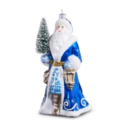Raz 7" Delft Santa With Tree Ornament 4352894 5 Raz 7" Delft Santa With Tree Ornament 4352894 -Christmas Decoration 4352894 1 19956.1691008713