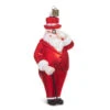 Raz Eric Cortina 5.5" Tuxedo Santa Glass Christmas Ornament 4353128 -Christmas Decoration 4353128 04811.1685561325