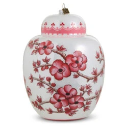 Raz Eric Cortina Large 8" Pink Ginger Jar Glass Christmas Ornament 4353143 5 Raz Eric Cortina Large 8" Pink Ginger Jar Glass Christmas Ornament 4353143 -Christmas Decoration 4353143 1 05477.1691078901