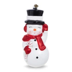 Raz 4.5" Or 8" Eric Cortina Snowman Blow Mold Glass Christmas Ornament 4253122 -Christmas Decoration 4353172 1 65911.1685630650