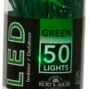 Kurt Adler 50 LED 5MM Green Lights Green Wire