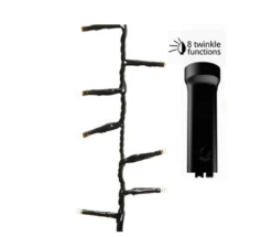 Lumineo 96 LED Warm White Twinkle Lights Black Wire 11 Lumineo 96 LED Warm White Twinkle Lights Black Wire -Christmas Decoration 96 led pic 5 94749.1541270807