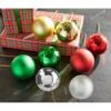 Raz 12" Set Of 2 Red, Gold, Silver Or Green Ball Ornament Christmas Tree Pick -Christmas Decoration F4202556 edit 2 33617.1650483904