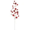 Raz 31" Red And White Ball Christmas Spray F4302305 -Christmas Decoration F4302305 26126.1685988485