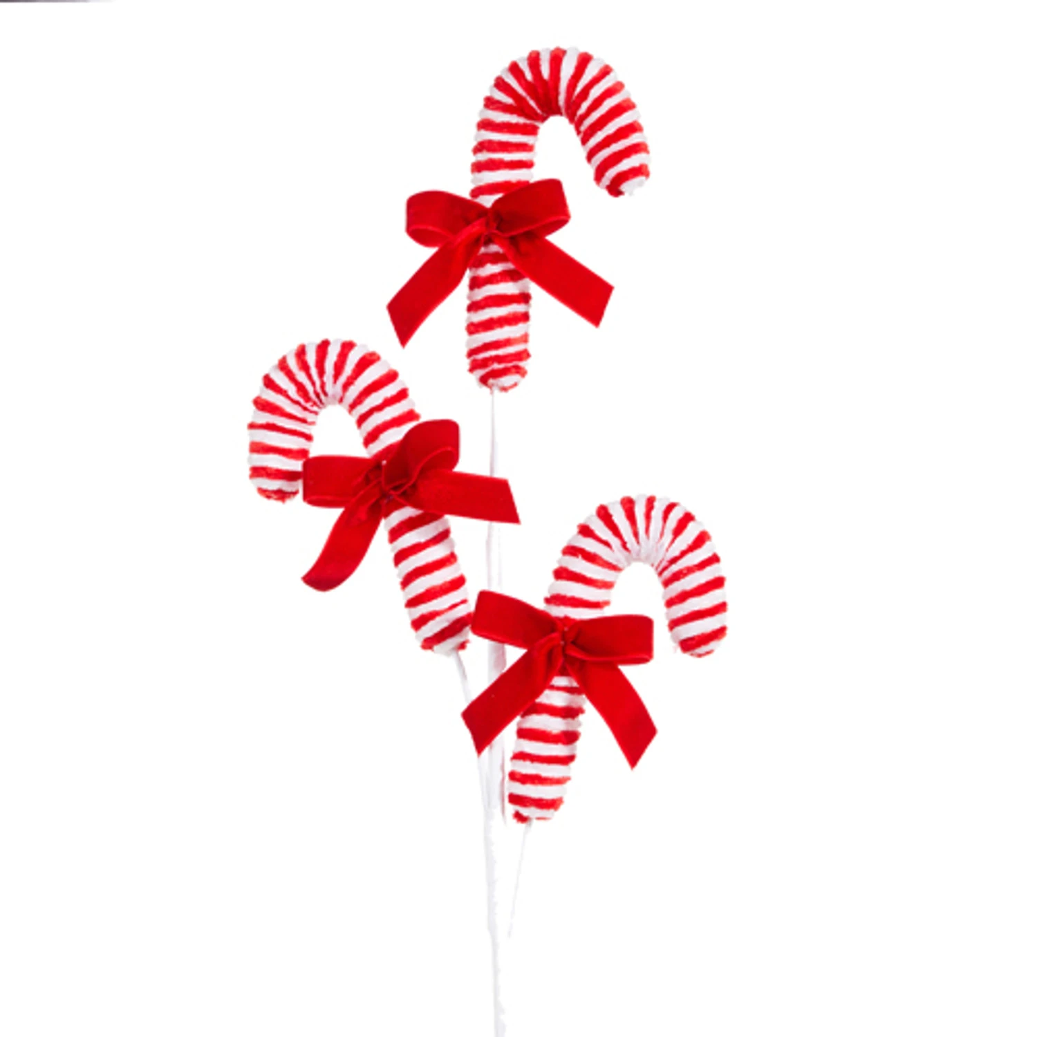 Raz 22" Candy Cane Christmas Tree Pick F4306674 4 Raz 22" Candy Cane Christmas Tree Pick F4306674 - Image 2