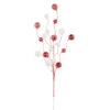 Raz 34" Striped Red And White Glittered Ball Christmas Tree Spray F4306778 -Christmas Decoration F4306778 01080.1686078647