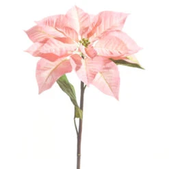 Raz 24.5" Pink Poinsettia Stem Christmas Tree Accessories F4341709 -Christmas Decoration F4341709 1 30630.1686152971