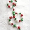 Raz 6' Red, Green, And White Ball Ornament Christmas Garland G4206802 2 Raz 6' Red, Green, And White Ball Ornament Christmas Garland G4206802 -Christmas Decoration G4206802 91161.1650998854