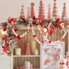 Raz 6' Felt Peppermint Pink, White And Red Christmas Tree Garland G4316077 -Christmas Decoration G4316077 06161.1691184856