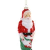 Cody Foster 6.25" Santa Blow Mold Glass Christmas Ornament GO-8880 -Christmas Decoration GO 8880 1 94353.1692318035
