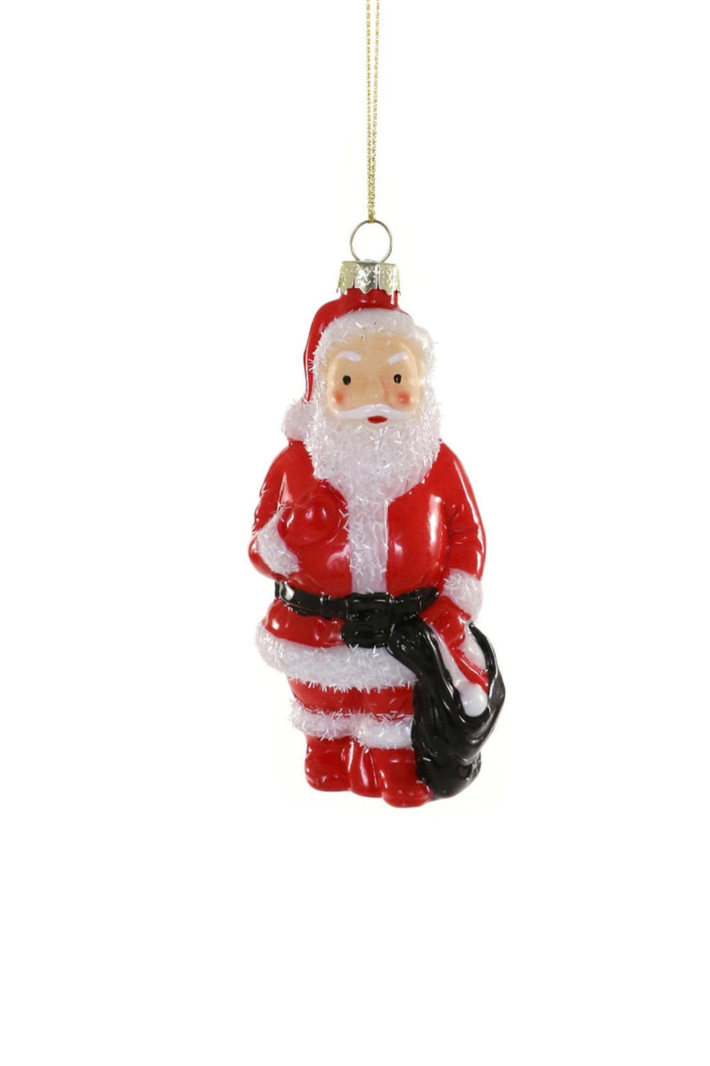 Cody Foster 4.5" Santa Blow Mold Glass Christmas Ornament GO-8881 3 Cody Foster 4.5" Santa Blow Mold Glass Christmas Ornament GO-8881