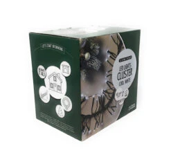 Lumineo 1512 LED Cool White Cluster Lights Green Wire -Christmas Decoration IMG 3640 76394.1637453503