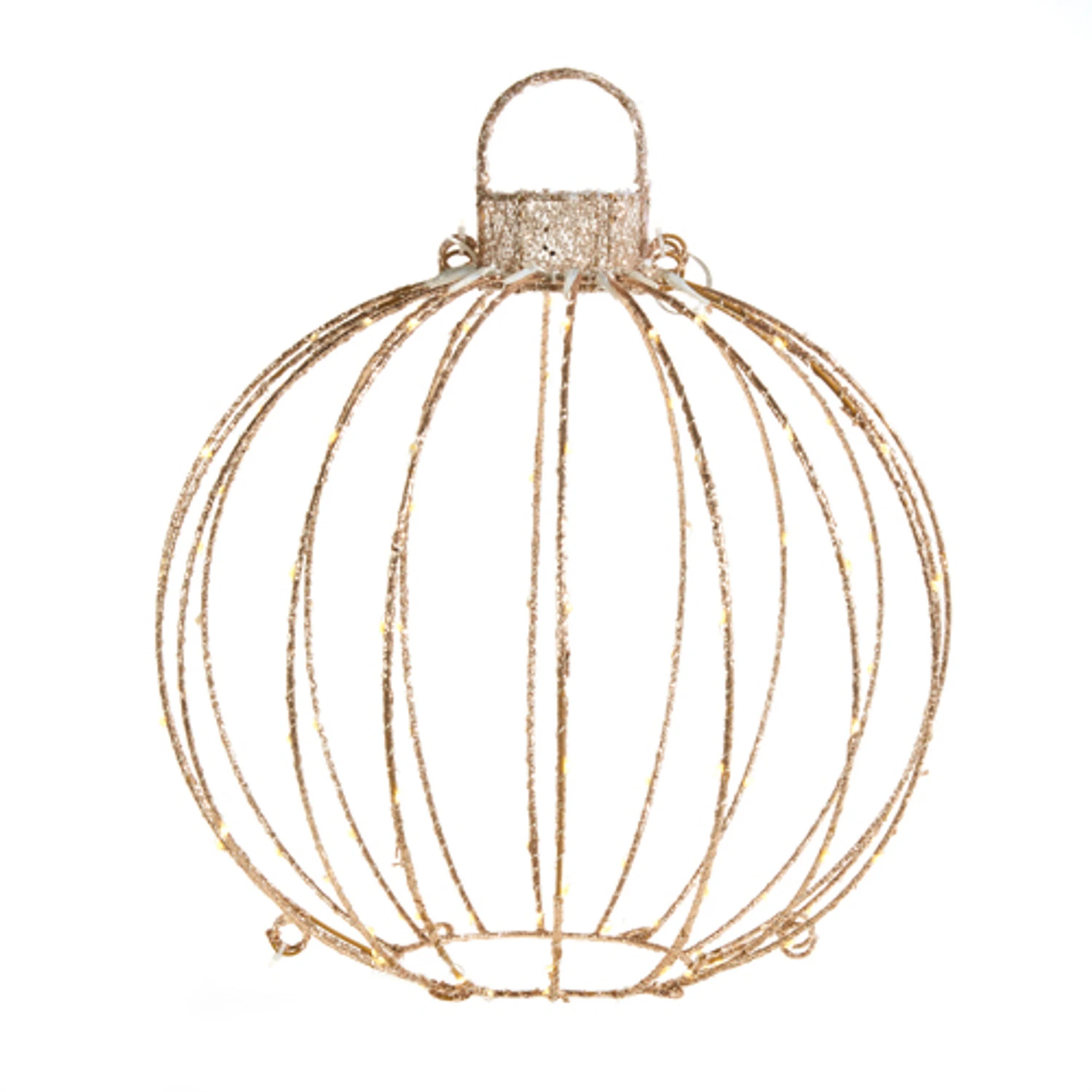 Raz 14", 19", Or 23.5" Large Gold Lighted Metal Frame Ornament Christmas Decoration 5 Raz 14", 19", Or 23.5" Large Gold Lighted Metal Frame Ornament Christmas Decoration - Image 3