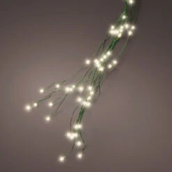 Lumineo 672 Micro-LED Warm White Flashing Lights Green Wire -Christmas Decoration Lights 83519.1668958881