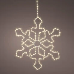 Lumineo 220 LED Warm White Metal Frame Snowflake 7 Lumineo 220 LED Warm White Metal Frame Snowflake -Christmas Decoration Lumineo 220 LED Warm White Metal Frame Snowflake 2 46420.1694702503