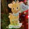 Giraffe Blue Balloon Personalized Christmas Ornament OR2236-M -Christmas Decoration OR2236 M EDOT 21686.1666291829