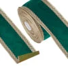 Raz 4" Green And Gold Trim Velvet Wired Christmas Ribbon R4227734 2 Raz 4" Green And Gold Trim Velvet Wired Christmas Ribbon R4227734 -Christmas Decoration R4227734 33192.1687178910