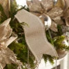 Raz 4" Champagne Pattern Wired Christmas Ribbon R4371829 1 Raz 4" Champagne Pattern Wired Christmas Ribbon R4371829 -Christmas Decoration R4371829 88057.1686664955